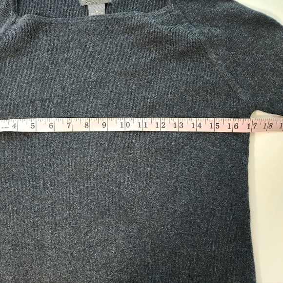 Banana Republic Womens Medium 3/4 Sleeve Scoop Neck 100% Cotton Sweater - Picture 5 of 6